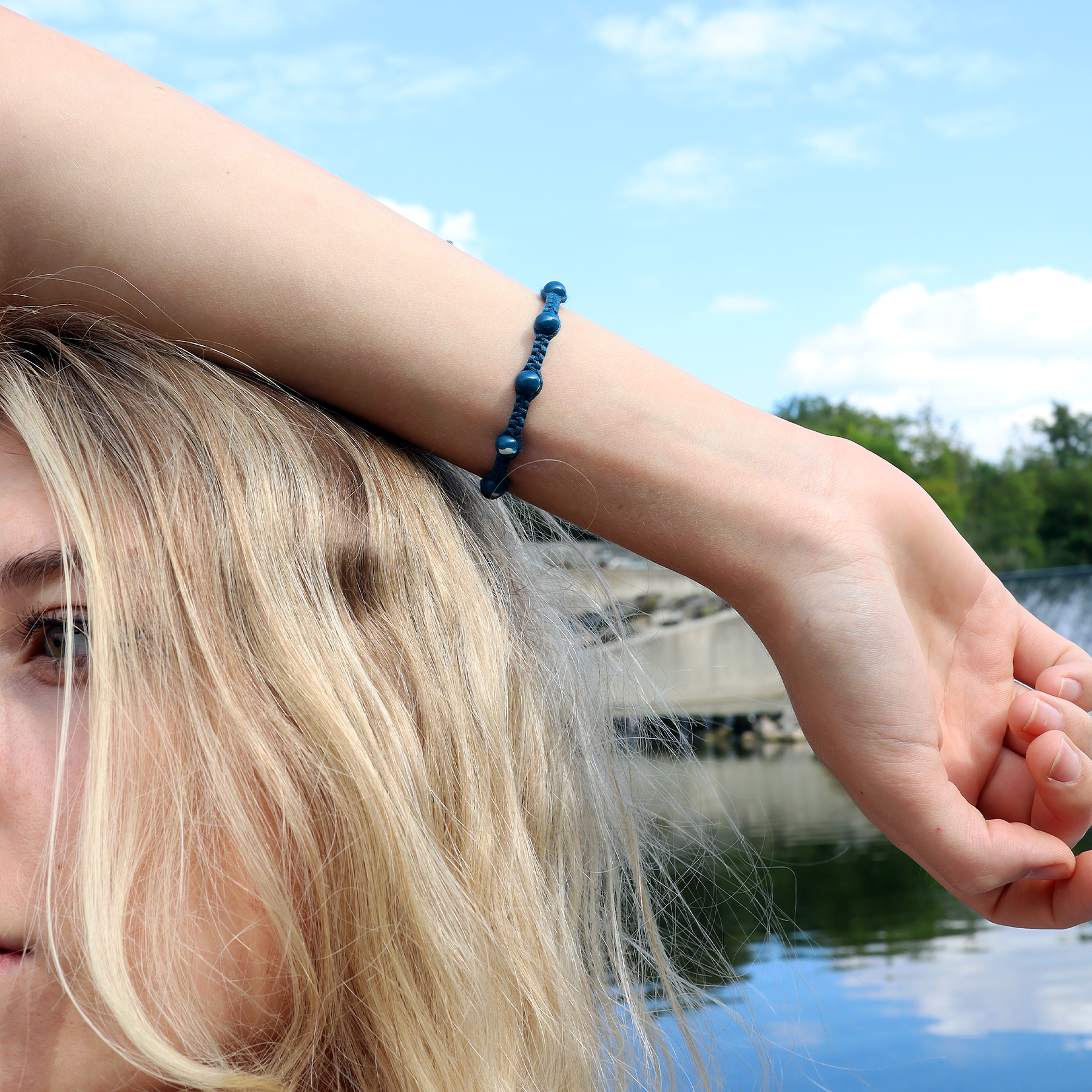 Armband blau "DOLPHIN"