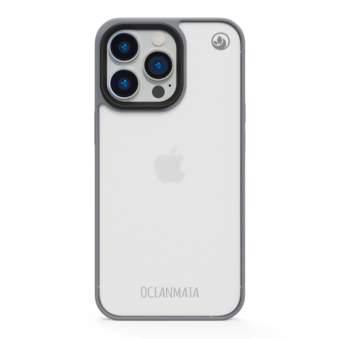 iPhone 12 pro / iPhone 12 Hülle - durchsichtig grau - nachhaltig –  Nachhaltig & hochwertig