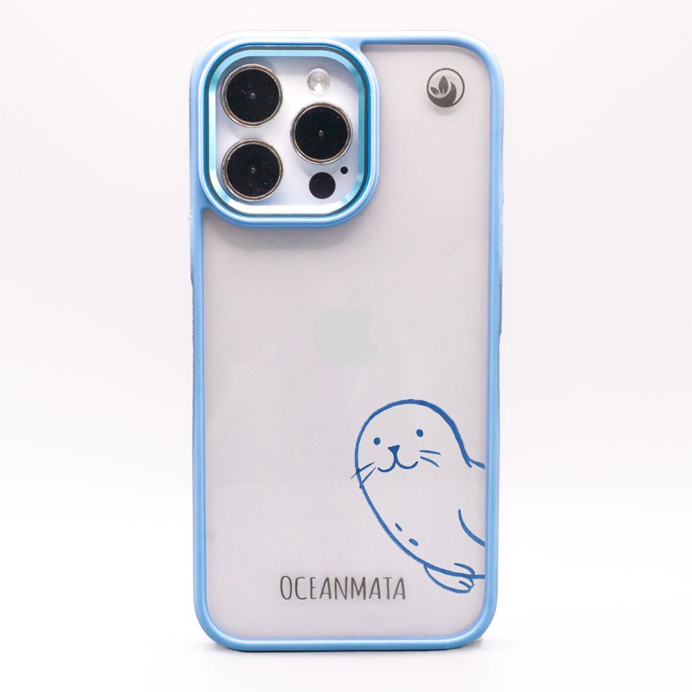 iPhone 11 pro Hülle - Robbe blau - "Robby" - nachhaltig