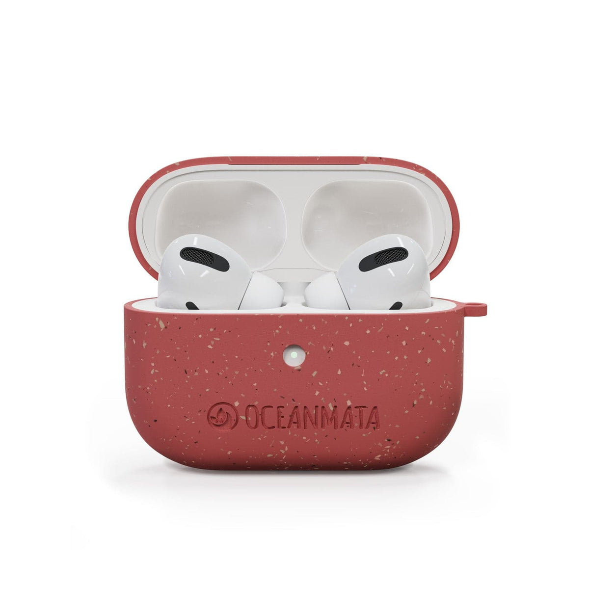 Biologisches Apple AirPod Case "CORAL" - Air Pod Case Pro - coralred - rot