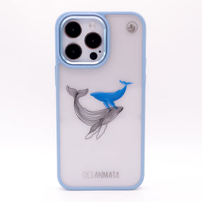 iPhone 14 pro max Hülle - Wal blau - "BlueWhale" - nachhaltig