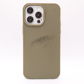 iPhone 13 mini Hülle - grün - "TURTLE" - nachhaltig