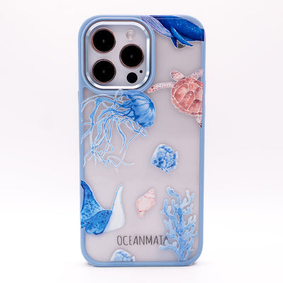 iPhone 14 pro max Hülle - Schildkröte bunt - "Turtle & Friends" - nachhaltig