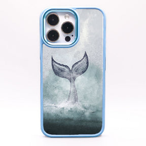 iPhone SE/7/8 Hülle - Delfin blau - "Dolphin" - nachhaltig