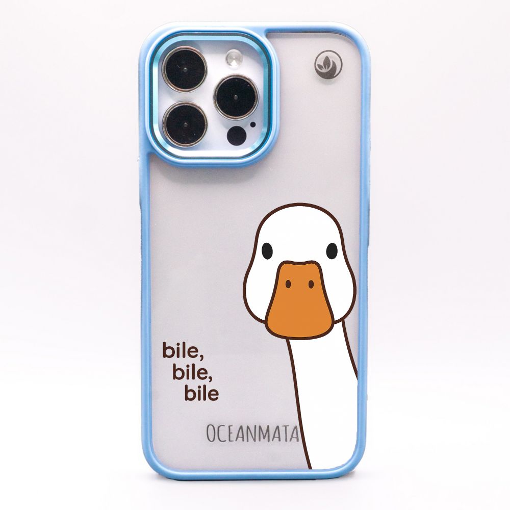 iPhone 11 pro Hülle - Ente weiß - "Bile Bile Bile" - nachhaltig