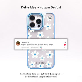 Samsung S25+ Hülle - Blumen - "Ocean Bloom" - nachhaltig