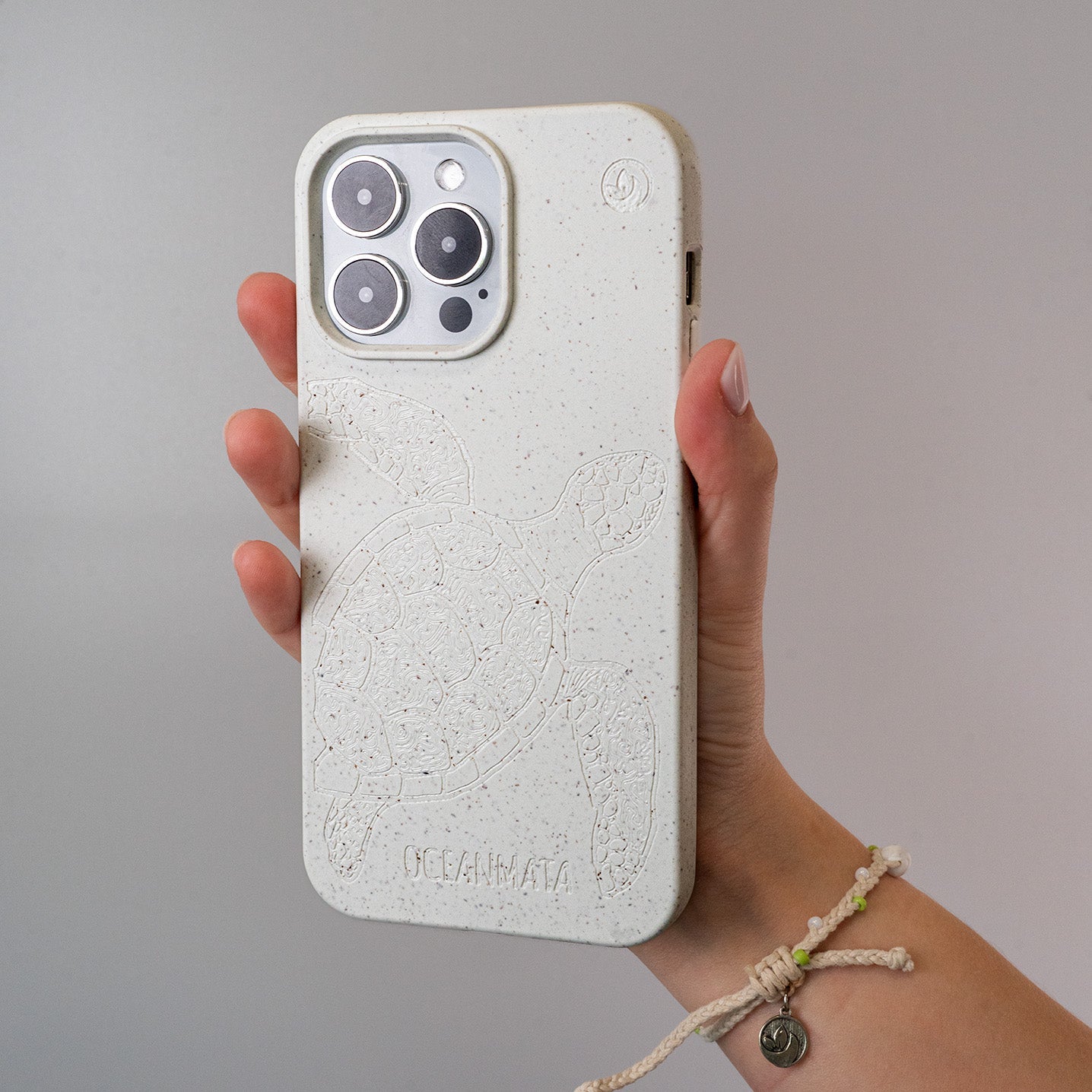 iPhone 17 pro max Hülle - Schildkröte bunt - "Kura-Kura" - nachhaltig