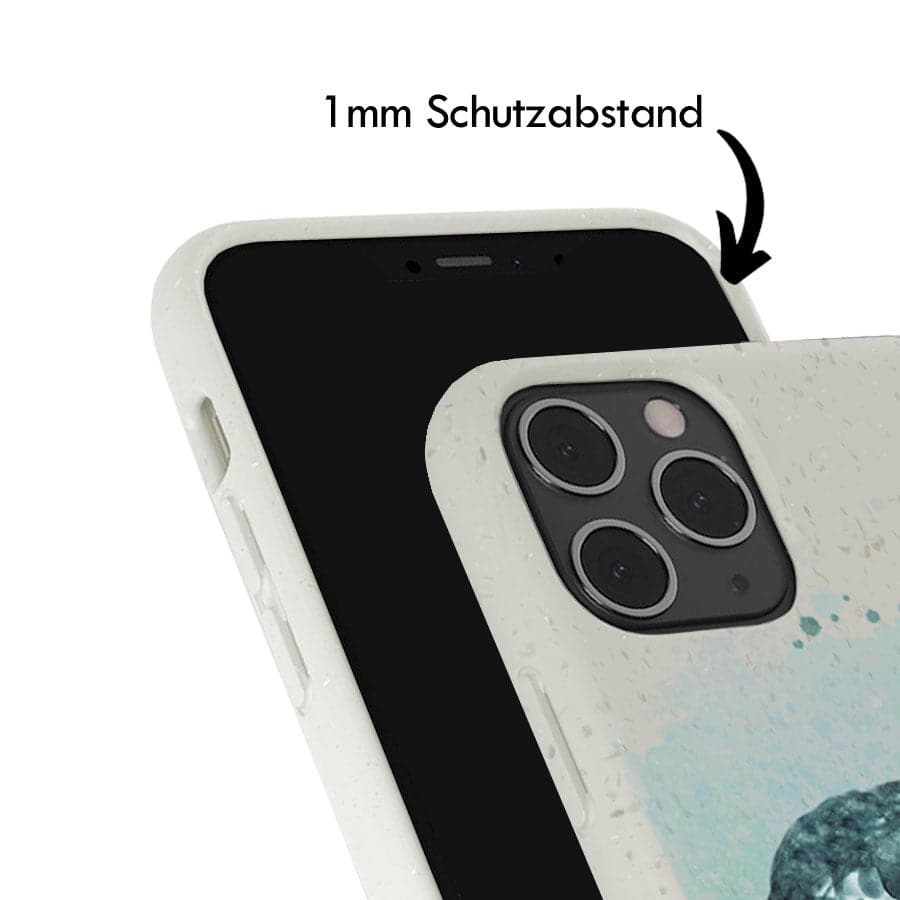 iPhone 13 Hülle - Schildkröte grün - "Baby Turtle" - nachhaltig