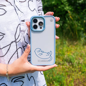 iPhone 16 Hülle - Otter blau - nachhaltig