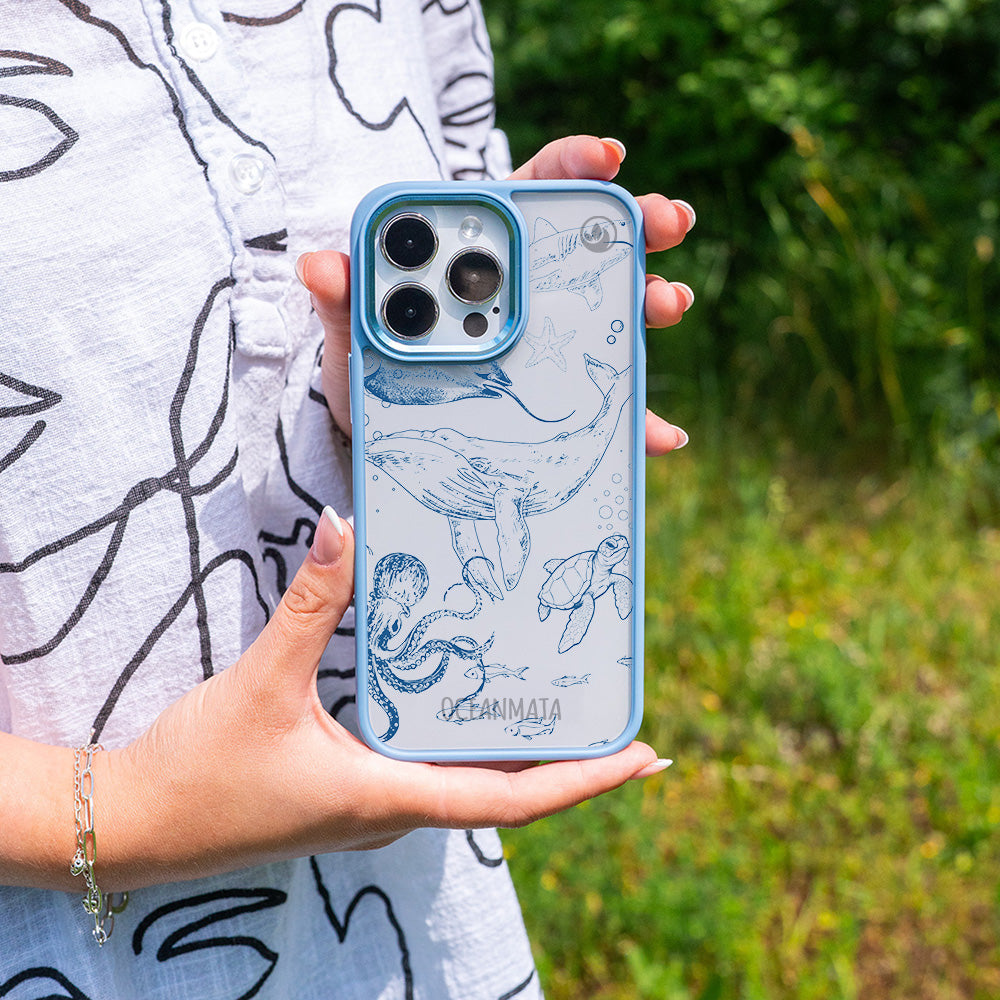 Samsung S24 Hülle - Wal blau - "WhaleLife" nachhaltig