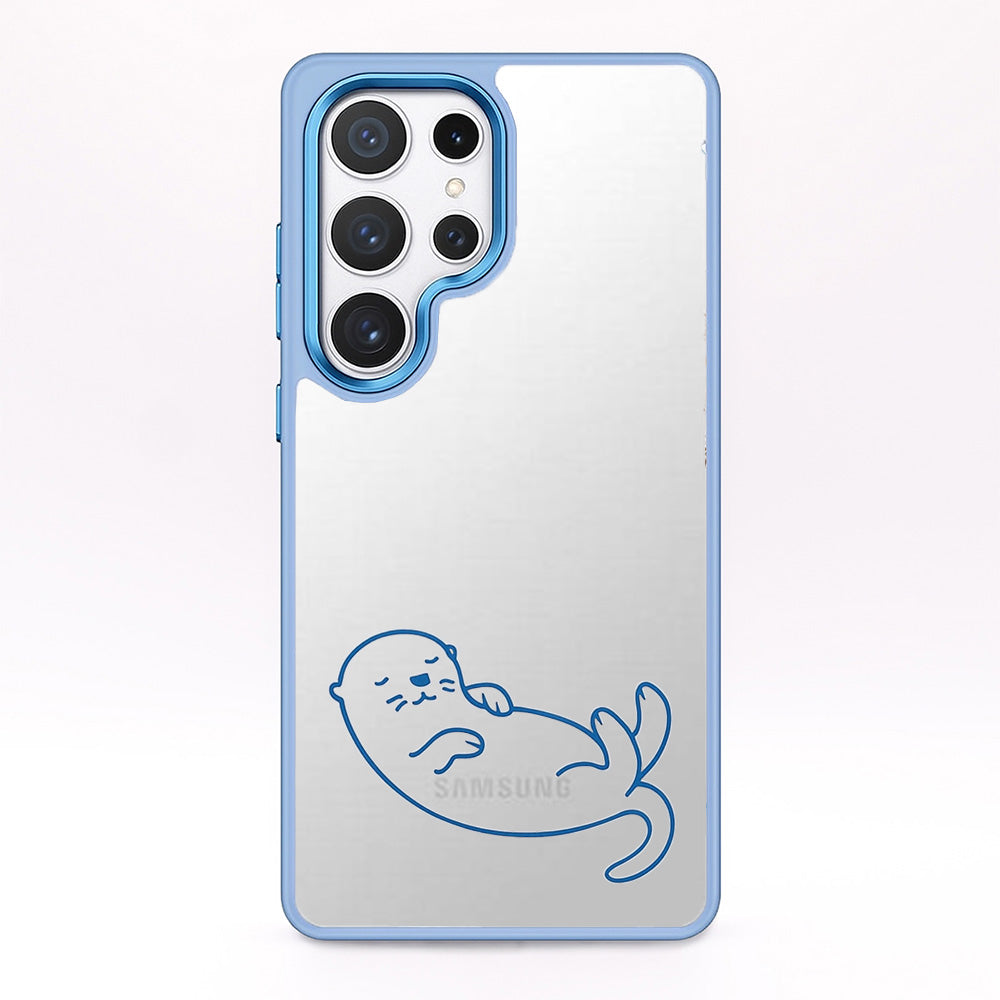 Samsung S24 Hülle - Otter blau - nachhaltig