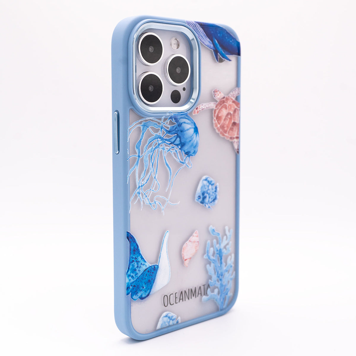 iPhone 14 Hülle - Schildkröte bunt - "Turtle & Friends" - nachhaltig