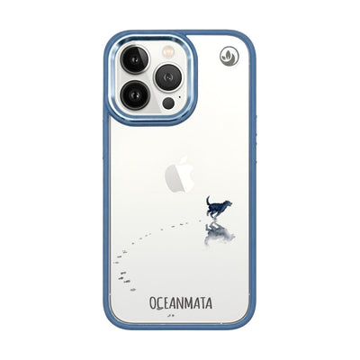 iPhone 13 pro max Hülle - Hund Strand - "beachsiderun" - nachhaltig