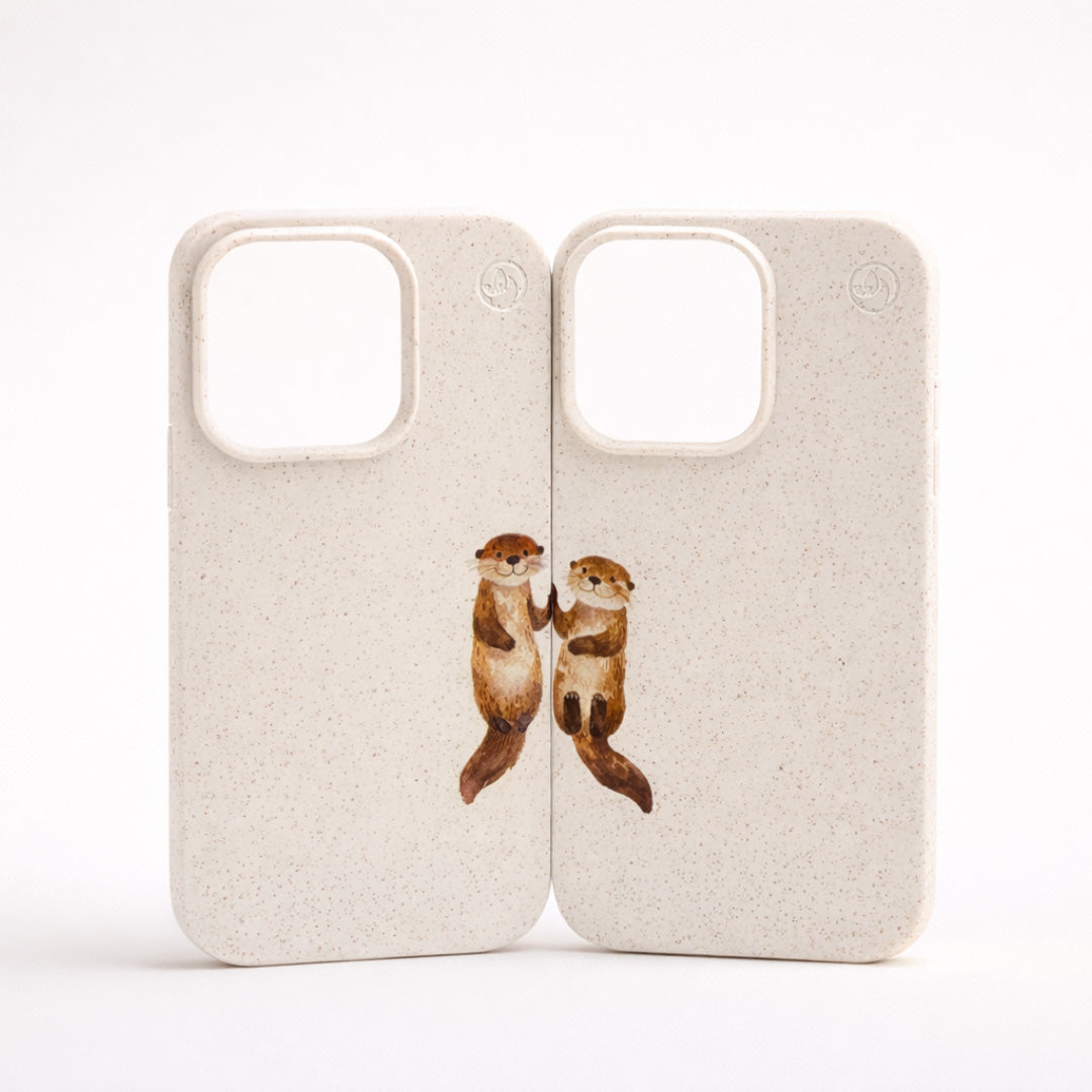 Nachhaltige Apple iPhone Hülle - Otter case weiß - 