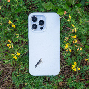iPhone 15 Hülle - Buckelwal weiß - "OceanLullaby" - nachhaltig