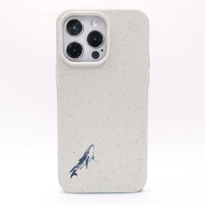 iPhone 16 pro Hülle - Buckelwal weiß - "OceanLullaby" - nachhaltig