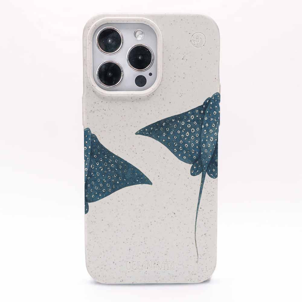 iPhone 12 pro / iPhone 12 Hülle - Ray weiß - "RayDance" - nachhaltig