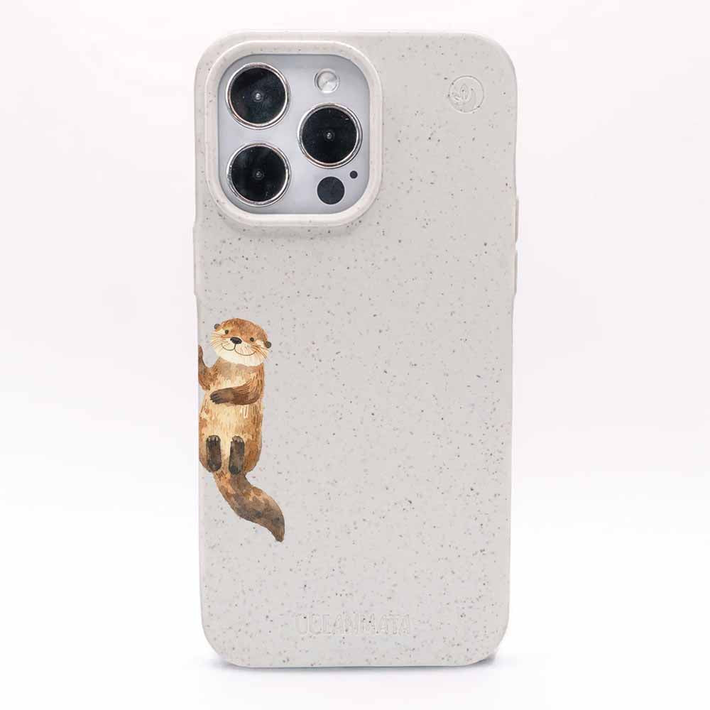 Nachhaltige Apple iPhone Hülle - Otter case weiß - 