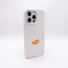 iPhone 14 pro Hülle - Clownfisch weiß - "Mr.Clown-Fish" - nachhaltig