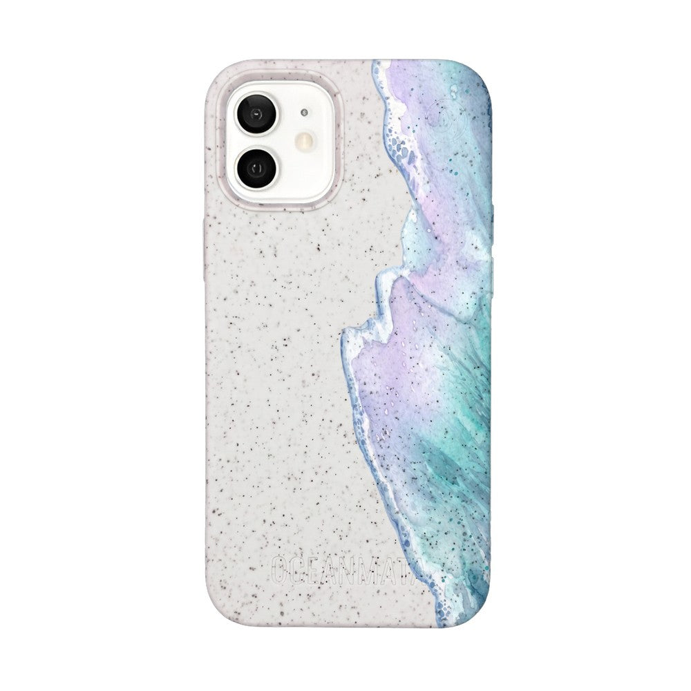 iPhone 12 mini Case - white - "bluehour" - sustainable