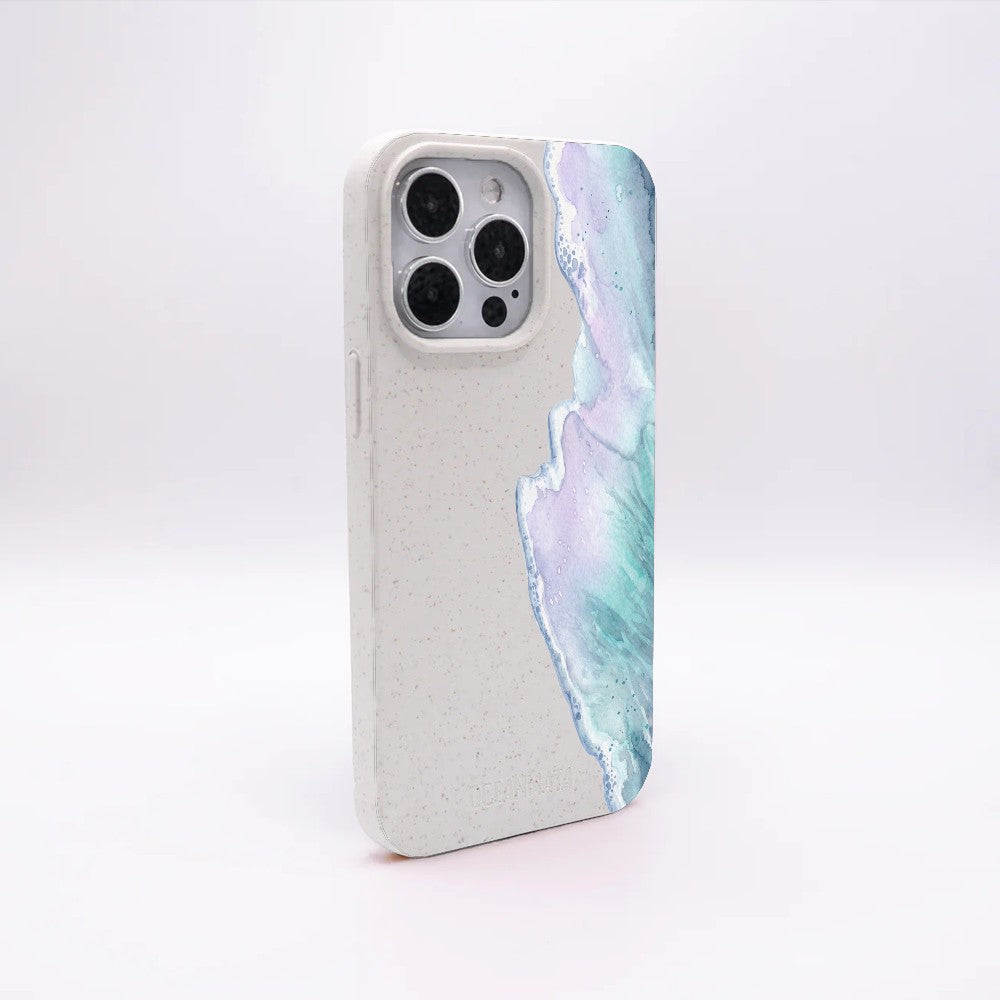 Biologisch abbaubare Handyhülle iPhone 17 pro max Bluehour — kompostierbar — Rückseite