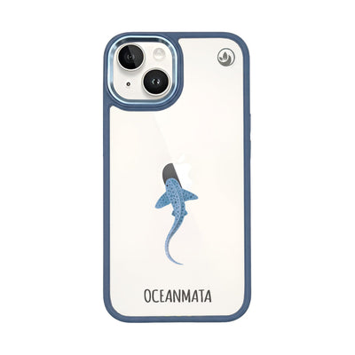 iPhone 14 Hülle - Leopardenhai blau - "BlueLeopard" - nachhaltig