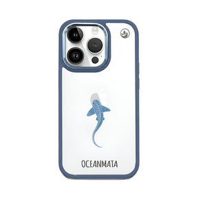 iPhone 14 pro Hülle - Leopardenhai blau - "BlueLeopard" - nachhaltig