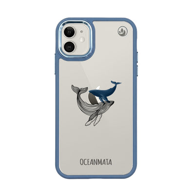 iPhone 11 Hülle - Wal blau - "BlueWhale" - nachhaltig