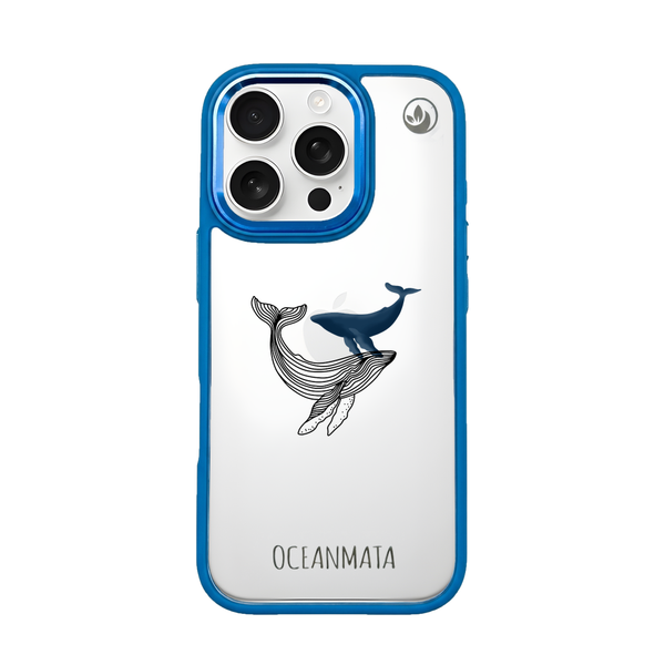 handyhülle iphone16 iPhone 16 pro Hülle - Wal blau - 