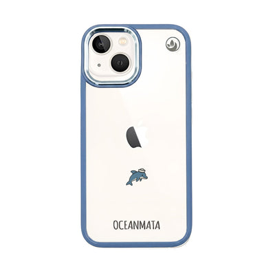 iPhone 13 mini Hülle - Delfin blau - "Captain Dolphin" - nachhaltig