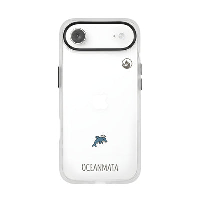 iPhone 17 Air Hülle - Delfin blau - "Captain Dolphin" - nachhaltig
