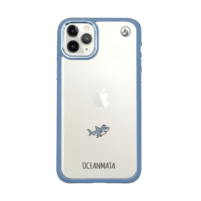 iPhone 11 pro Hülle - Hai blau - "Captain Shark" - nachhaltig