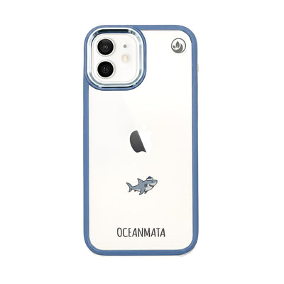 iPhone 12 mini Hülle - Hai blau - "Captain Shark" - nachhaltig