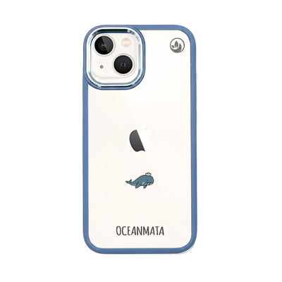 iPhone 13 mini Hülle - Wal blau - "Captain Whale" - nachhaltig