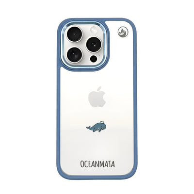 iPhone 15 pro max Hülle - Wal blau - "Captain Whale" - nachhaltig