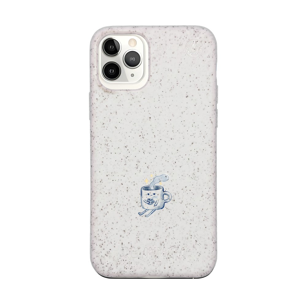 iPhone 11 Pro Case - white - "coffeelove" - sustainable