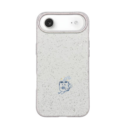 iPhone 17 Air Case - white - "coffeelove" - sustainable