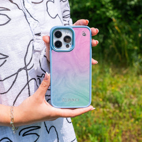iPhone 15 pro Hülle - "Colored Marble" nachhaltig