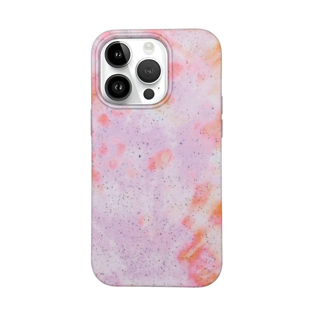 iPhone 14 pro max case - coral orange - "Coralful" - sustainable