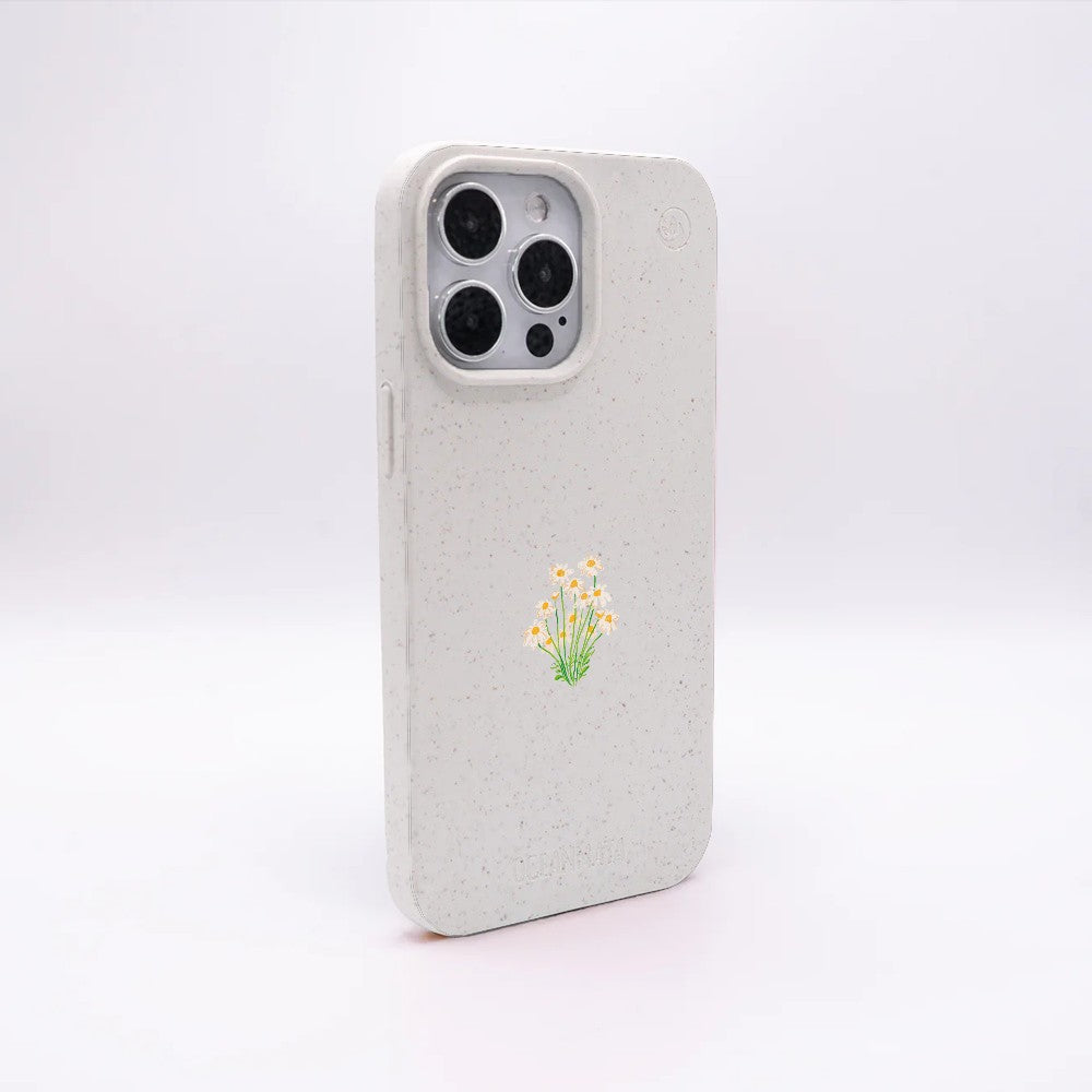 iPhone 17 Air Case - Flowers White - "Daisy" - sustainable
