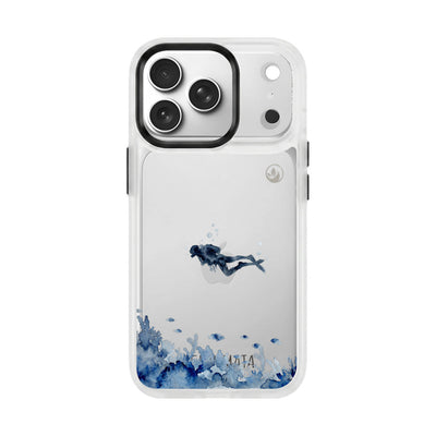 Samsung S26 Hülle - Taucher blau - "DeepDive" - nachhaltig