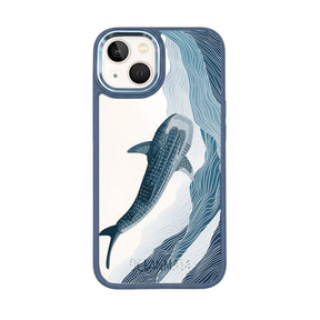 iPhone 13 Hülle - Walhai blau - "DeepWater" - nachhaltig