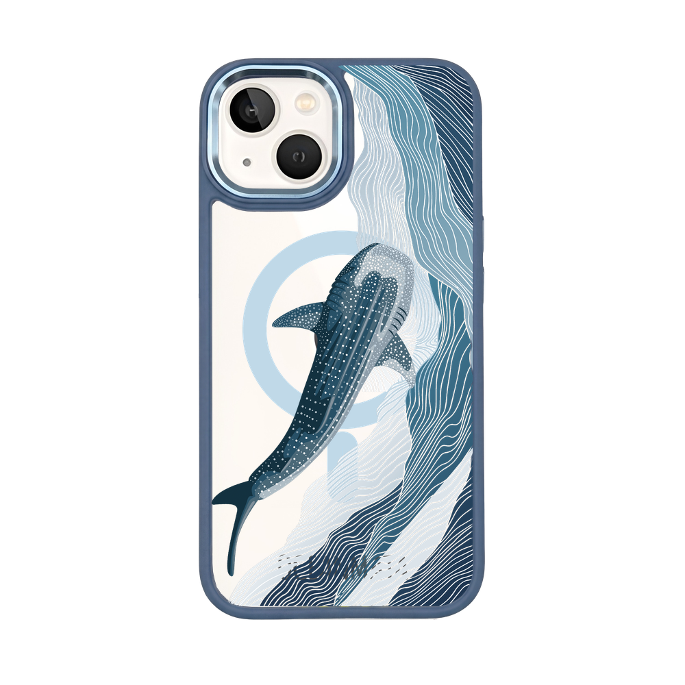 iPhone 13 mini Hülle - Walhai blau - "DeepWater" - nachhaltig