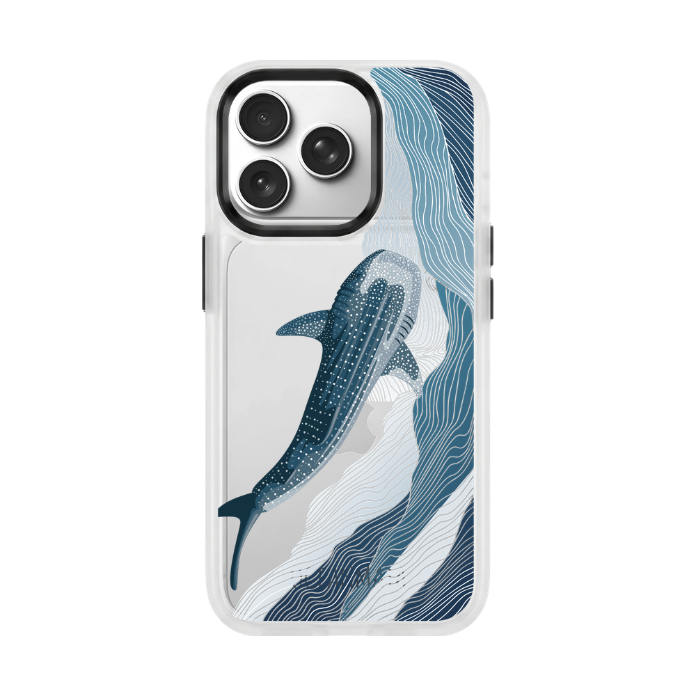 iPhone 17 pro max Hülle - Walhai blau - "DeepWater" - nachhaltig