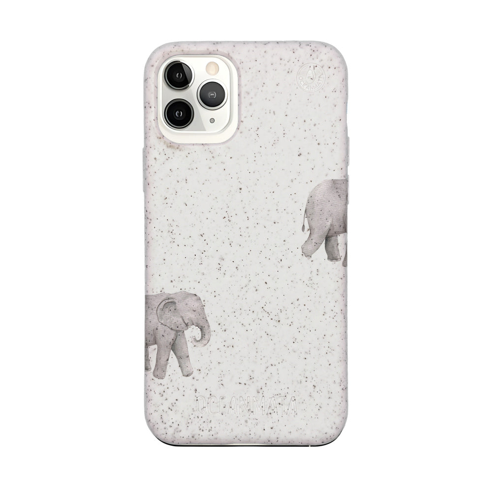 iPhone 11 Pro Case - Elephant White - "Ele-Fant" - sustainable