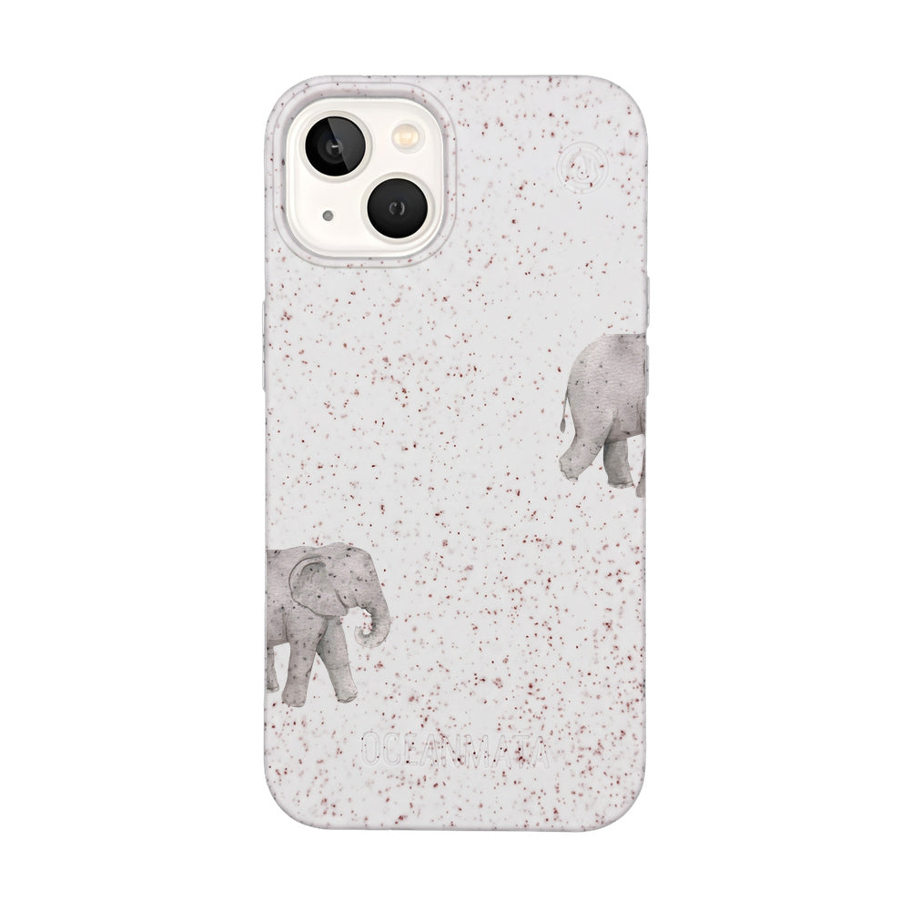 iPhone 13 Case - Elephant white - "Ele-Fant" - sustainable