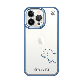 iPhone 13 pro max Hülle - Delfin - "Finni" - nachhaltig