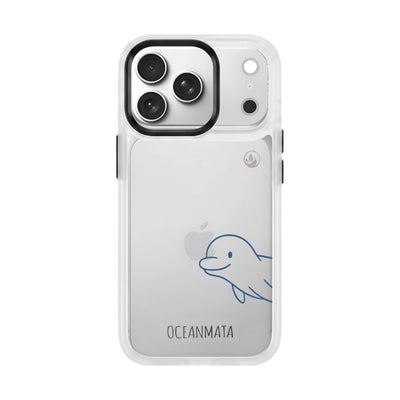 iPhone 18 Pro / 17 Pro Hülle - Delfin - "Finni" - nachhaltig