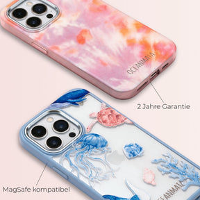 Biologisch abbaubare Handyhülle iPhone SE/7/8 Orcafamily — kompostierbar — Garantie & MagSafe-Kompatibilität