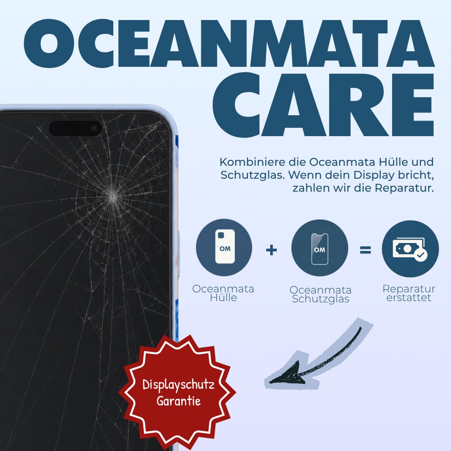 Nachhaltige Handyhülle Samsung S26 Raumschot aus Ocean Plastic — Oceanmata Care Service